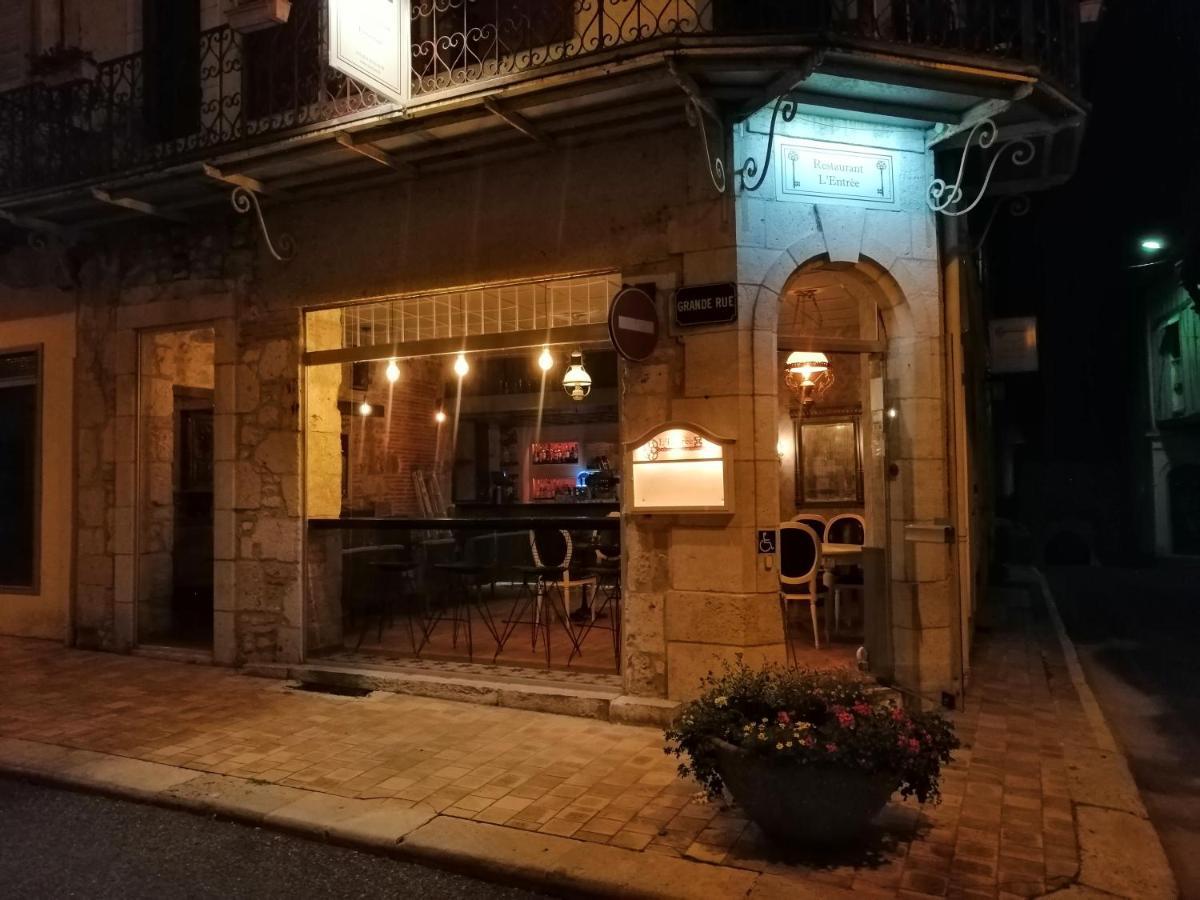 L'Entrée Chambres d'Hôtes Bar&Restaurant Castillonnès Exterior foto